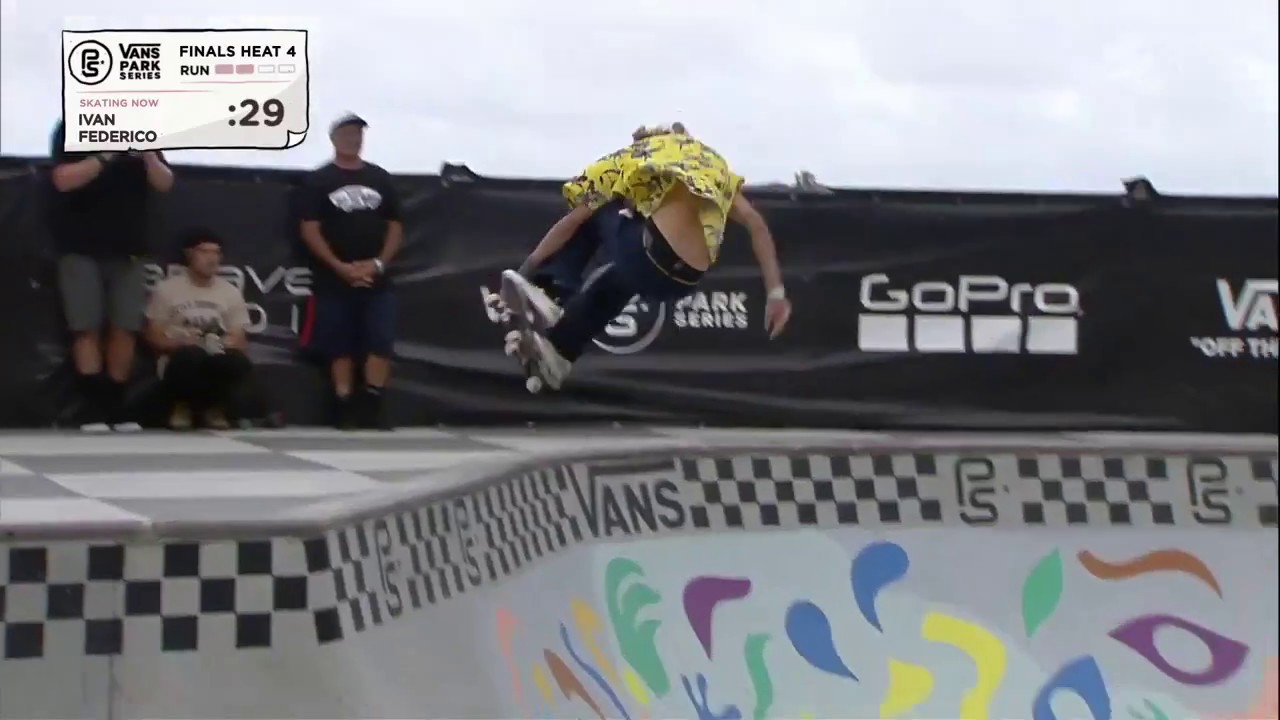 2nd Place Run, Ivan Federico 86.60 | Sydney, 2017 Pro Tour | Vans Park Series