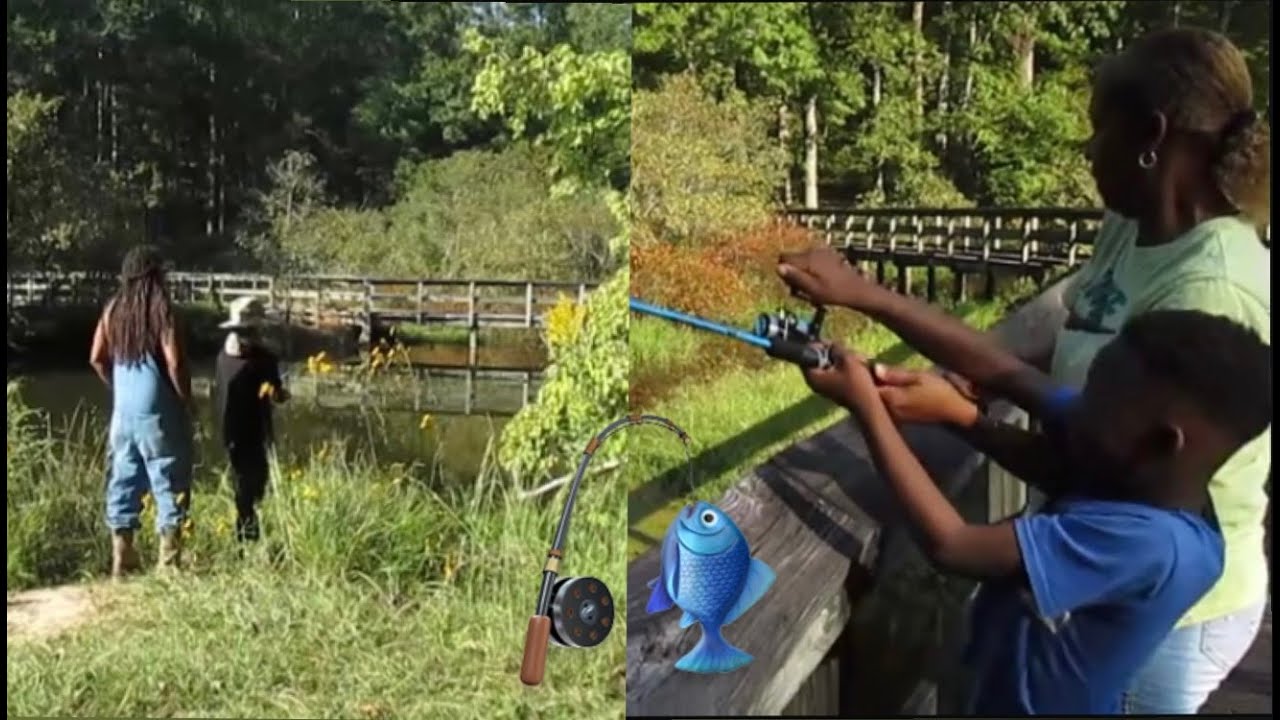 Fishing at Choctaw Lake in Mississippi