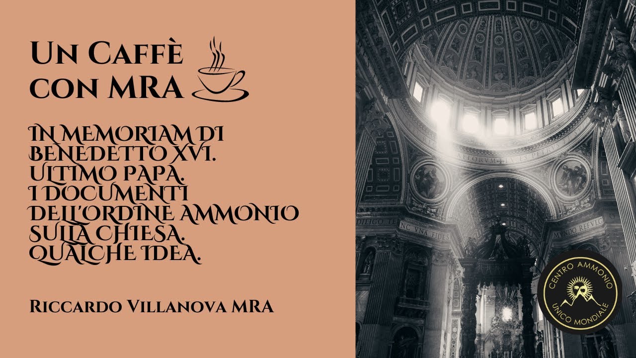IN MEMORIAM DI BENEDETTO XVI.ULTIMO PAPA. I DOCUMENTI DELL' ORDINE AMMONIO SULLA CHIESA.