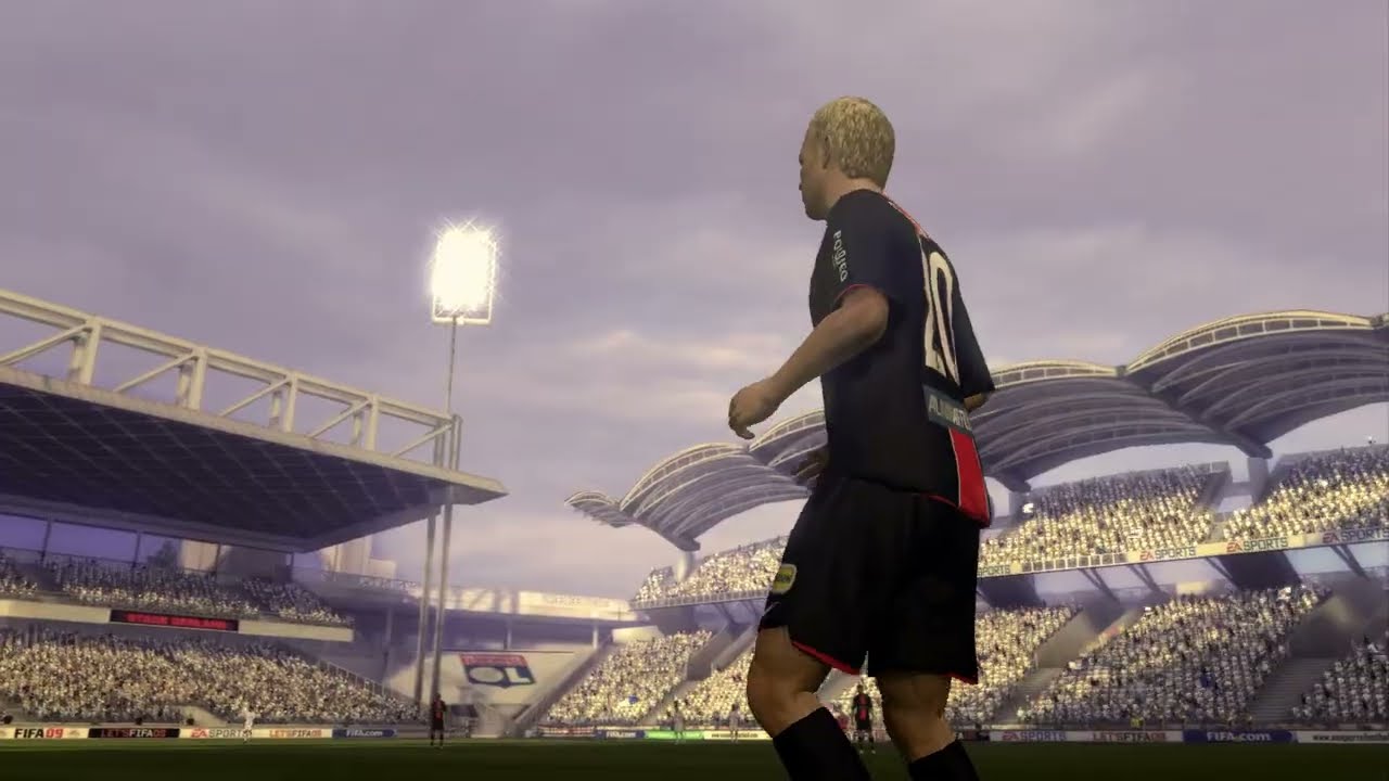 FIFA 09 (2009) -  Olympique Lyon vs Pari Saint Germain - Gameplay PS3 HD [RPCS3]