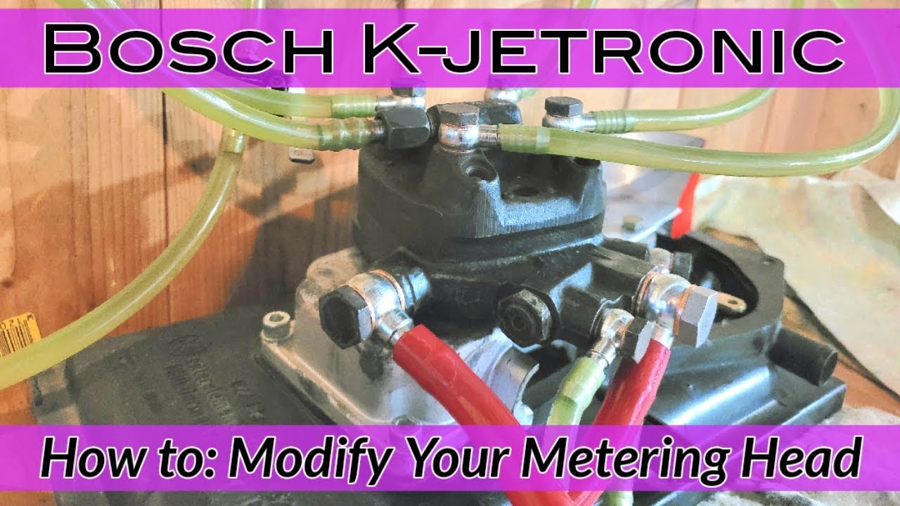 Bosch K-jetronic - How to: Modify Your Metering Head