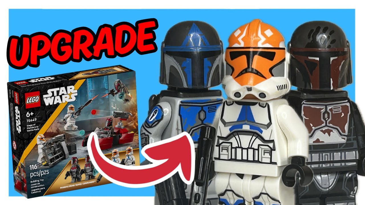 Улучшение нового набора LEGO «Осада Мандалора».