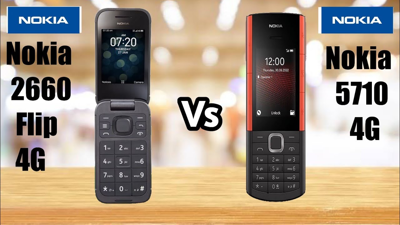 Nokia 2660 Flip 4G vs Nokia 5710 XpressAudio 4G || Nokia 5710 XpressAudio 4G vs Nokia 2660 Flip 4G