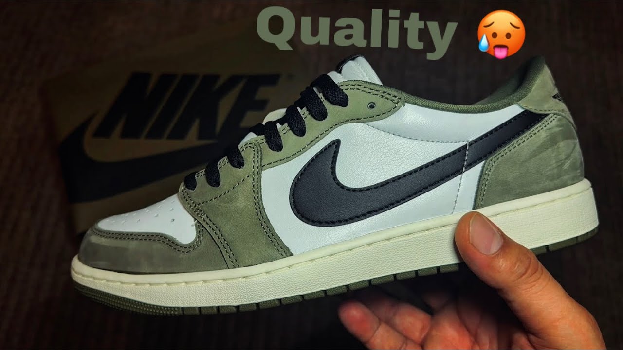 Jordan 1 Low Medium Olive, Best Quality Review 