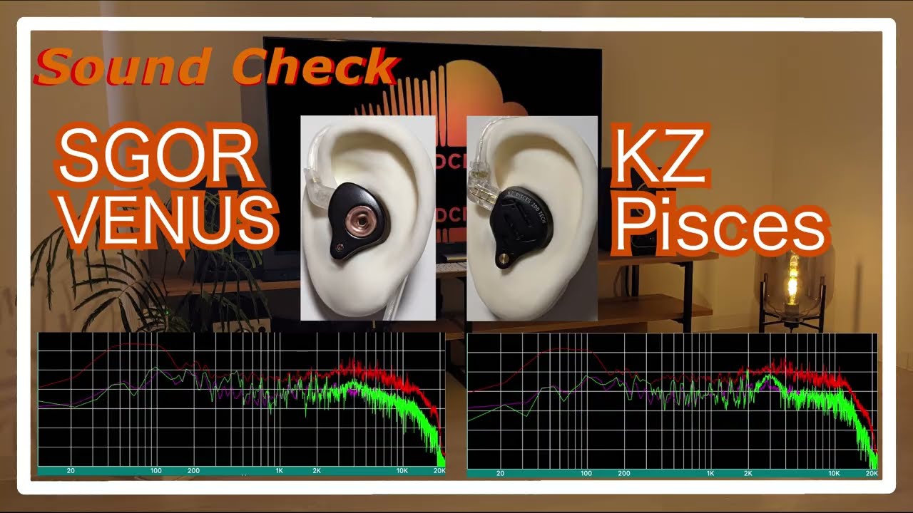 SGOR VENUS vs KZ Pisces [ChineseIEMs Sound Comparison 中華イヤホン音比較]