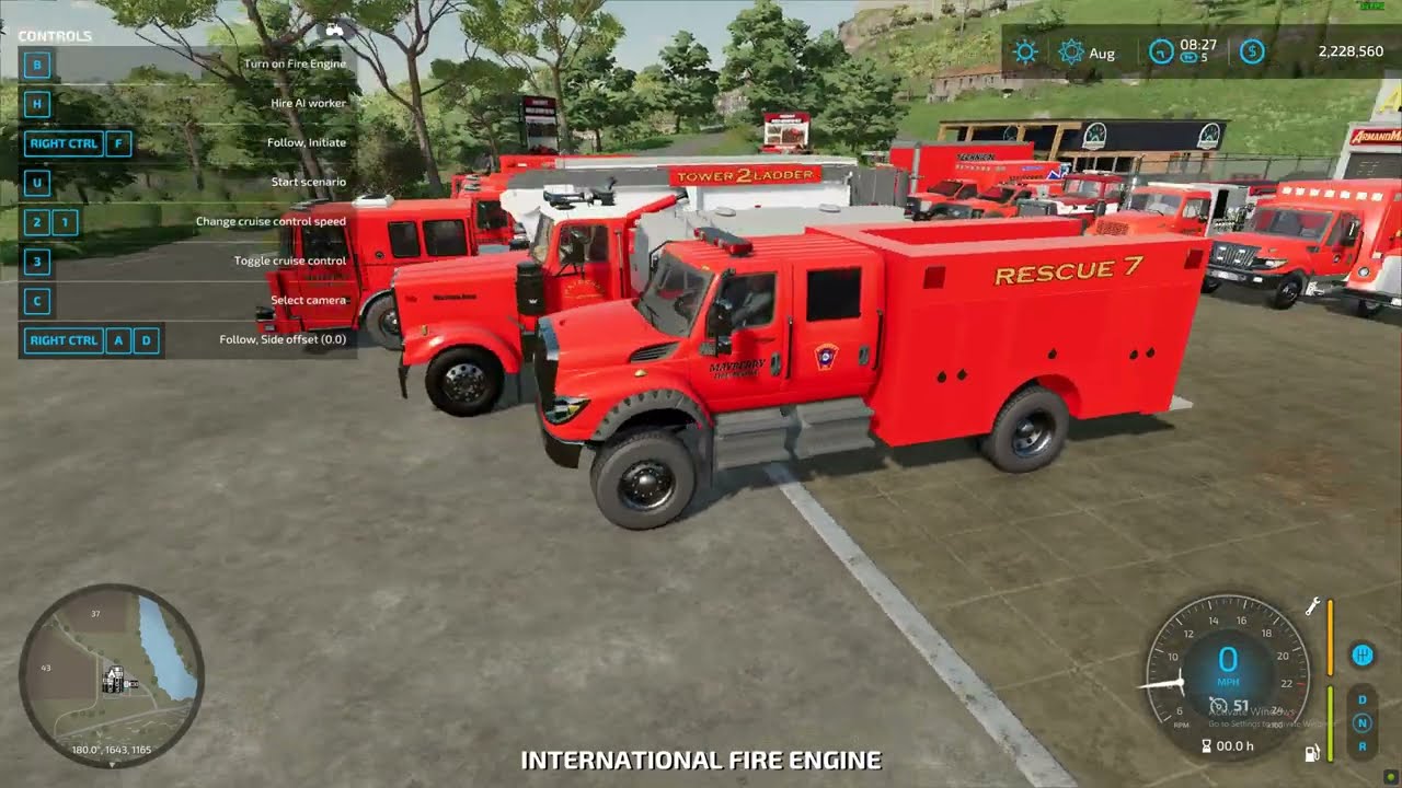 Farming Simulator 22 | Wooden Meadow Farming Fire Vehicles FULL Showcases as of 9/11/2023