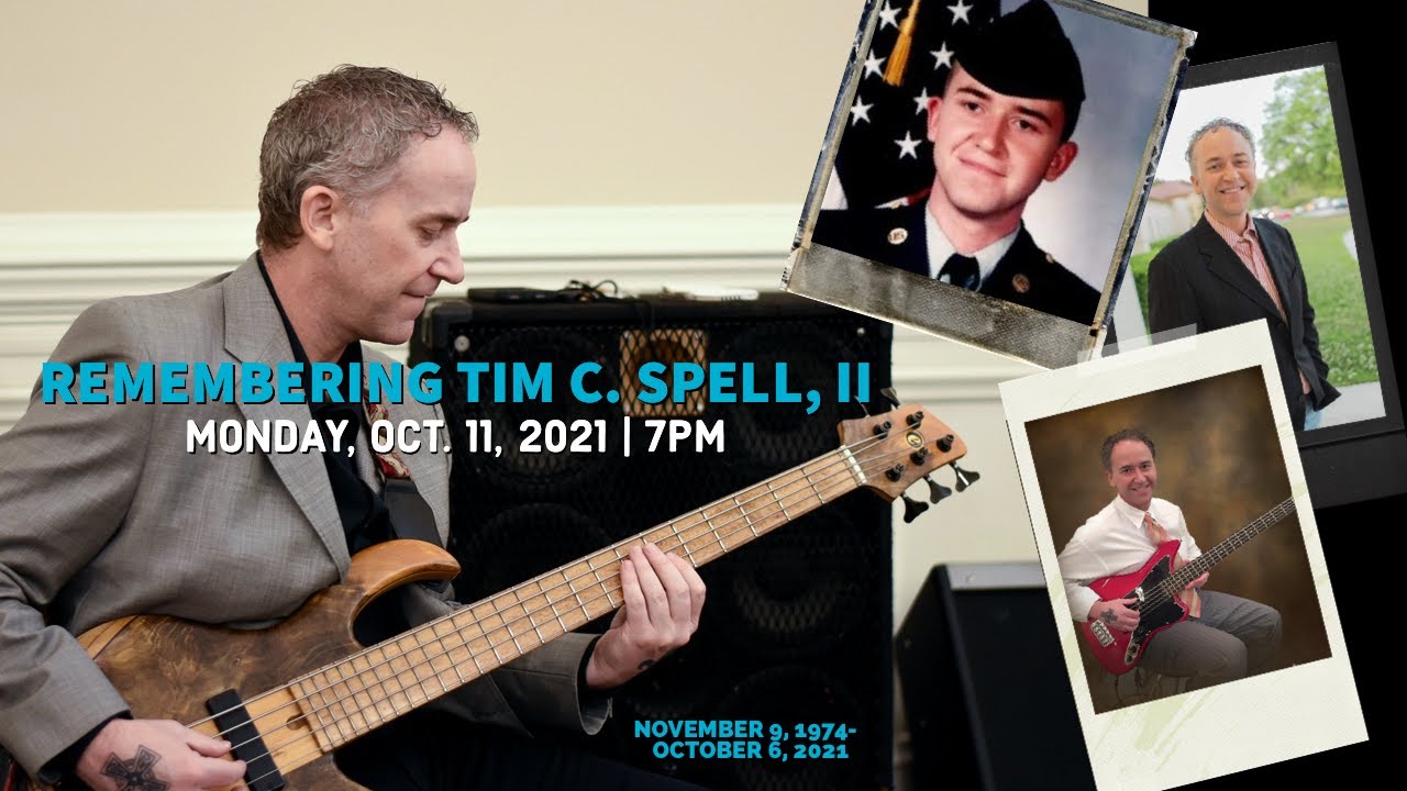Remembering Tim C. Spell, II | 7PM Monday, Oct. 11, 2021 | LTC