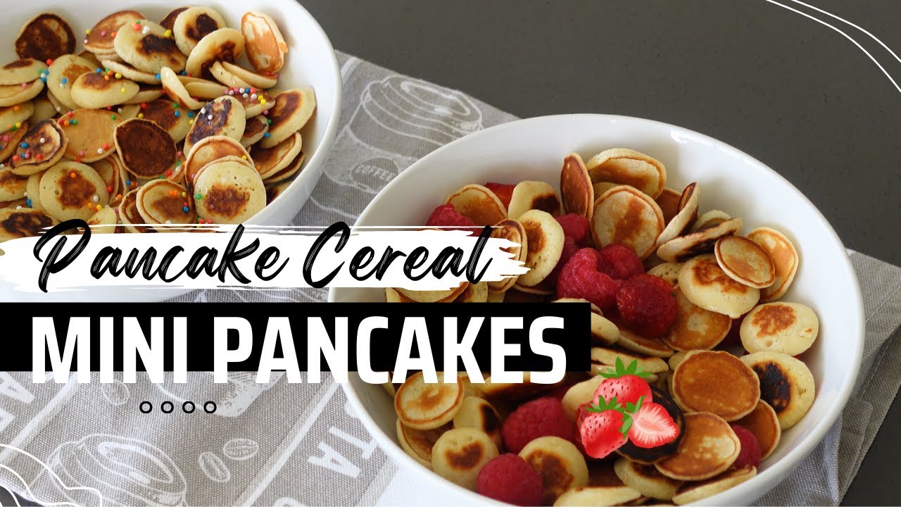 Yummy and Easy to Make! Mini Pancakes Recipe | Pancake Cereal | Pikelets Recipe