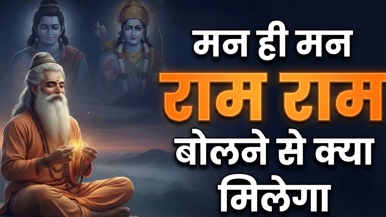 मन ही मन राम राम बोलने से क्या मिलेगा | Ram Naam ki Mahima | Kalyug me Ram Naam Jap Ki Mahima