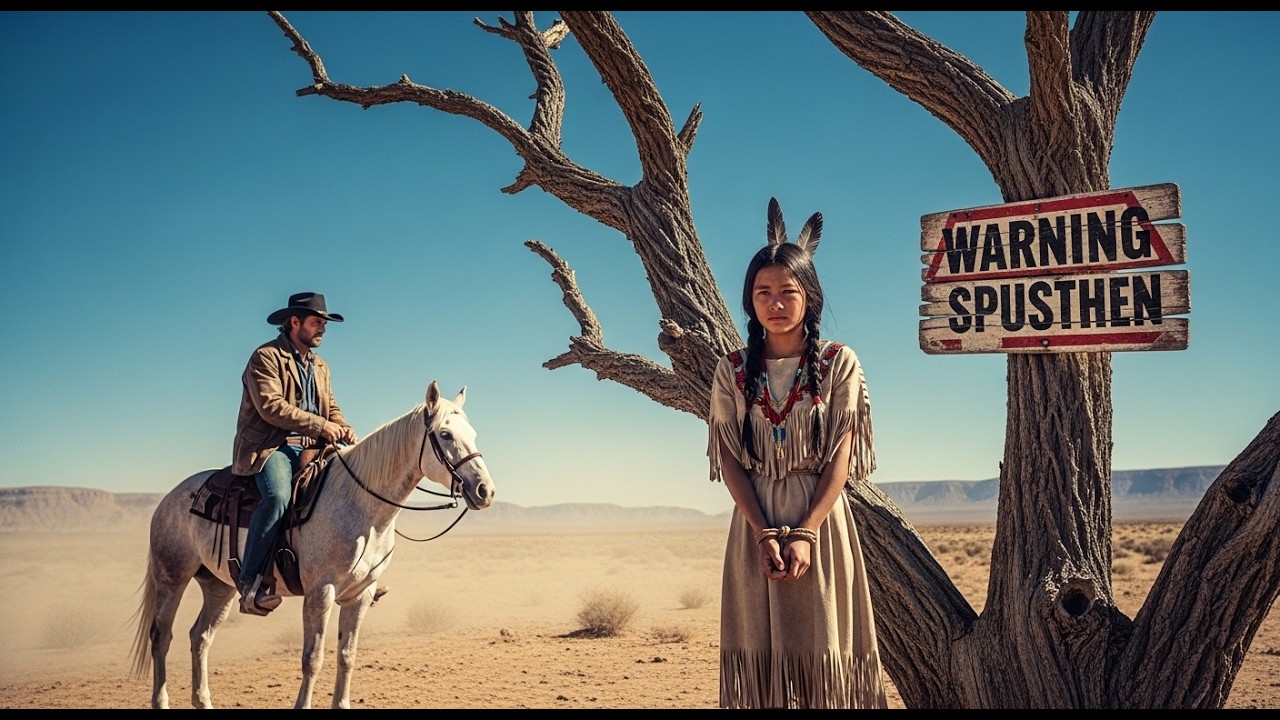 Ein einsamer Rancher fand ein junges Apache-Mädchen, das an einem Baum hing – mit einem Schild:.....
