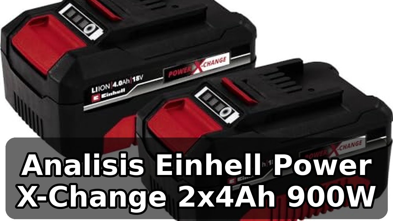 Review completa de la Einhell Batería Power X-Change 2x4Ah: potencia y versatilidad