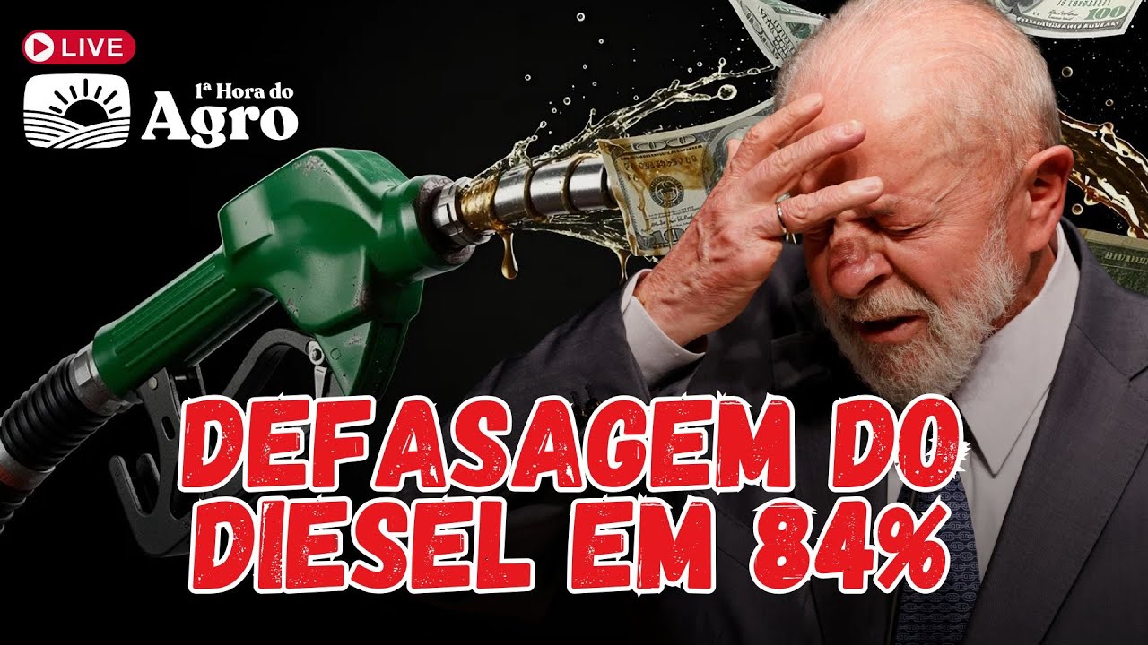 DEFASAGEM do DIESEL atinge 84% no Brasil - AO VIVO - 30/03/2026