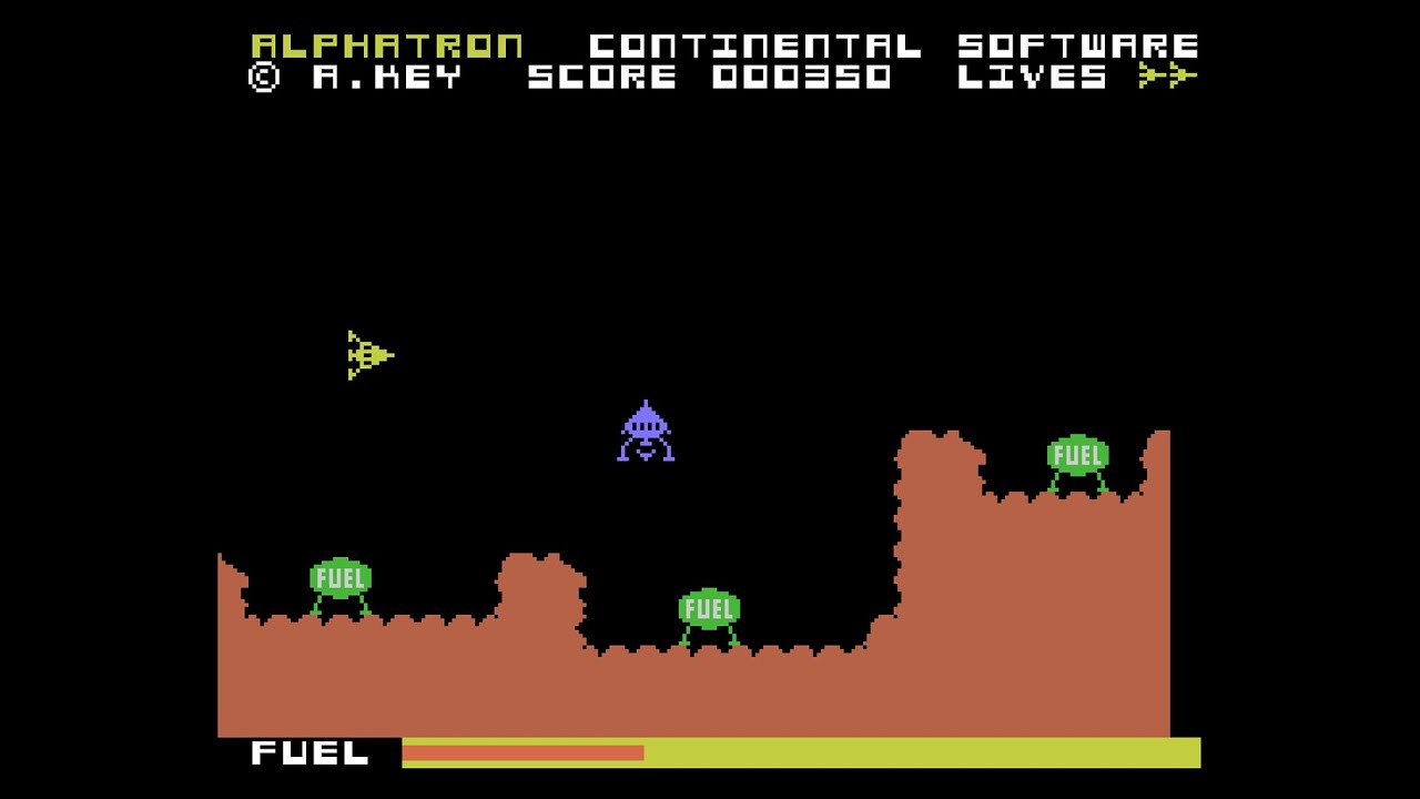 Memotech MTX Game: Mission Alphatron (1984 Continental Software)