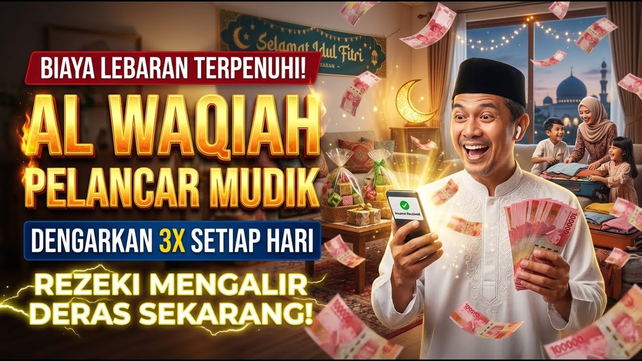 SANGAT MERDU! Al Waqiah Pagi Pembawa Rezeki Tak Terduga Bulan Puasa