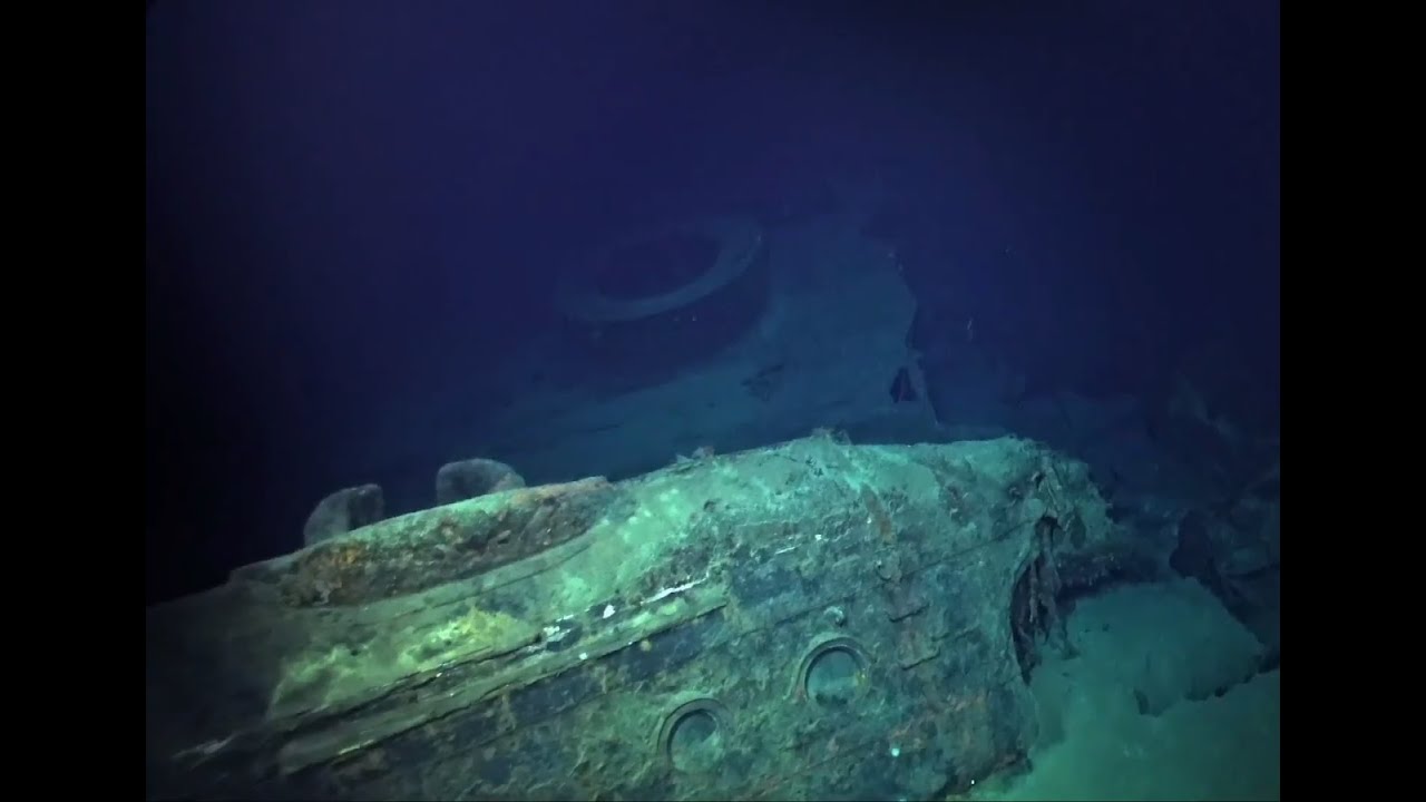 Останки IJN Kaga – сгоревшие и разбитые на морском дне