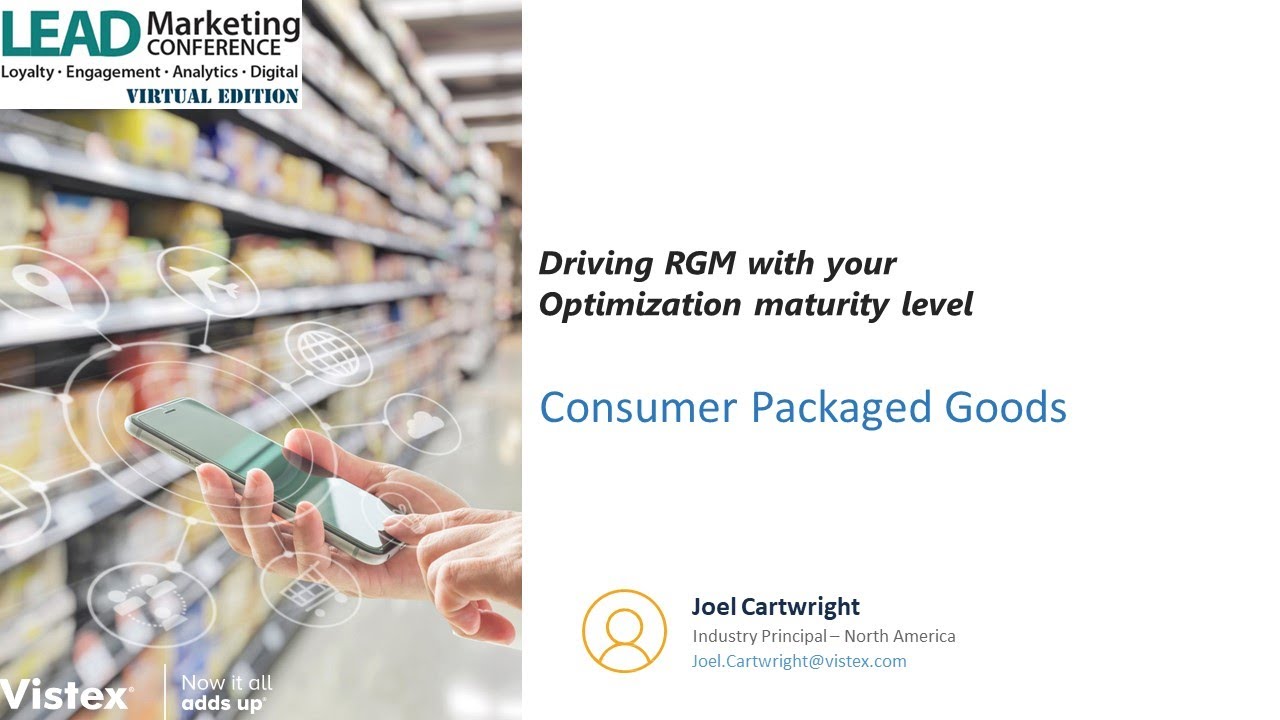 Driving RGM (Revenue Growth Management) with your Optimization Maturity Level