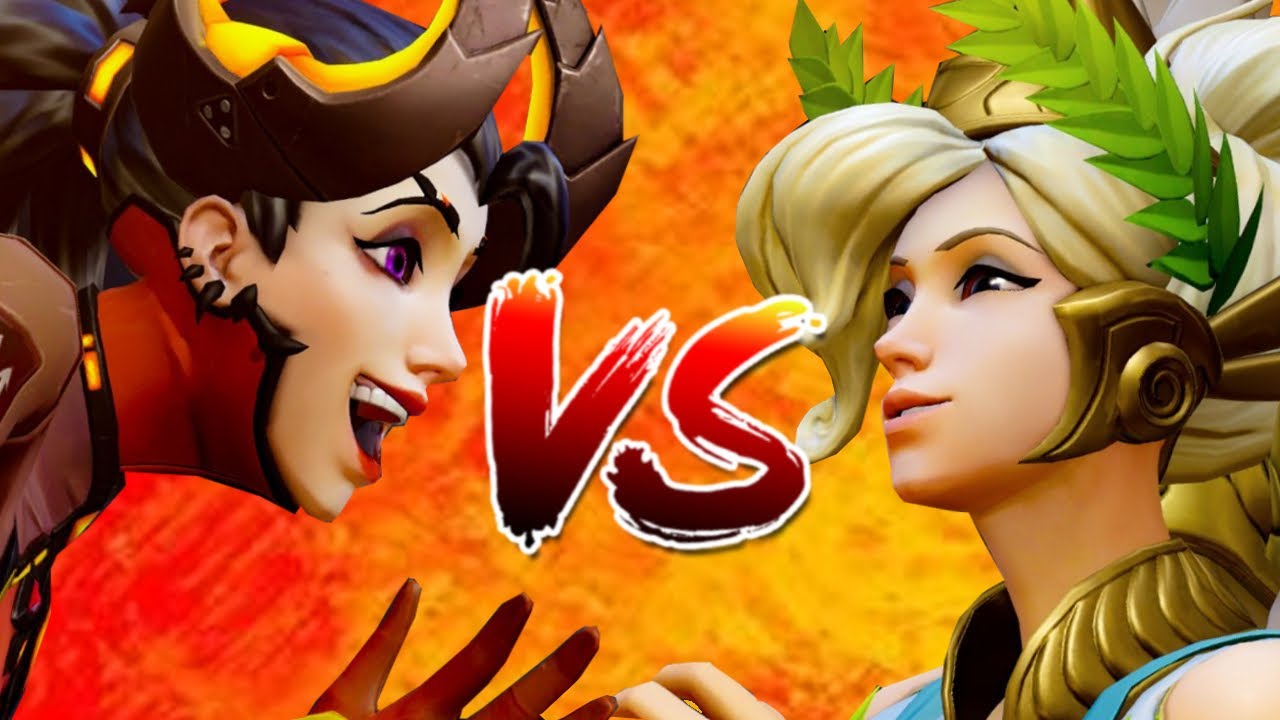 THE EVIL MERCY VS THE GOOD MERCY - Overwatch