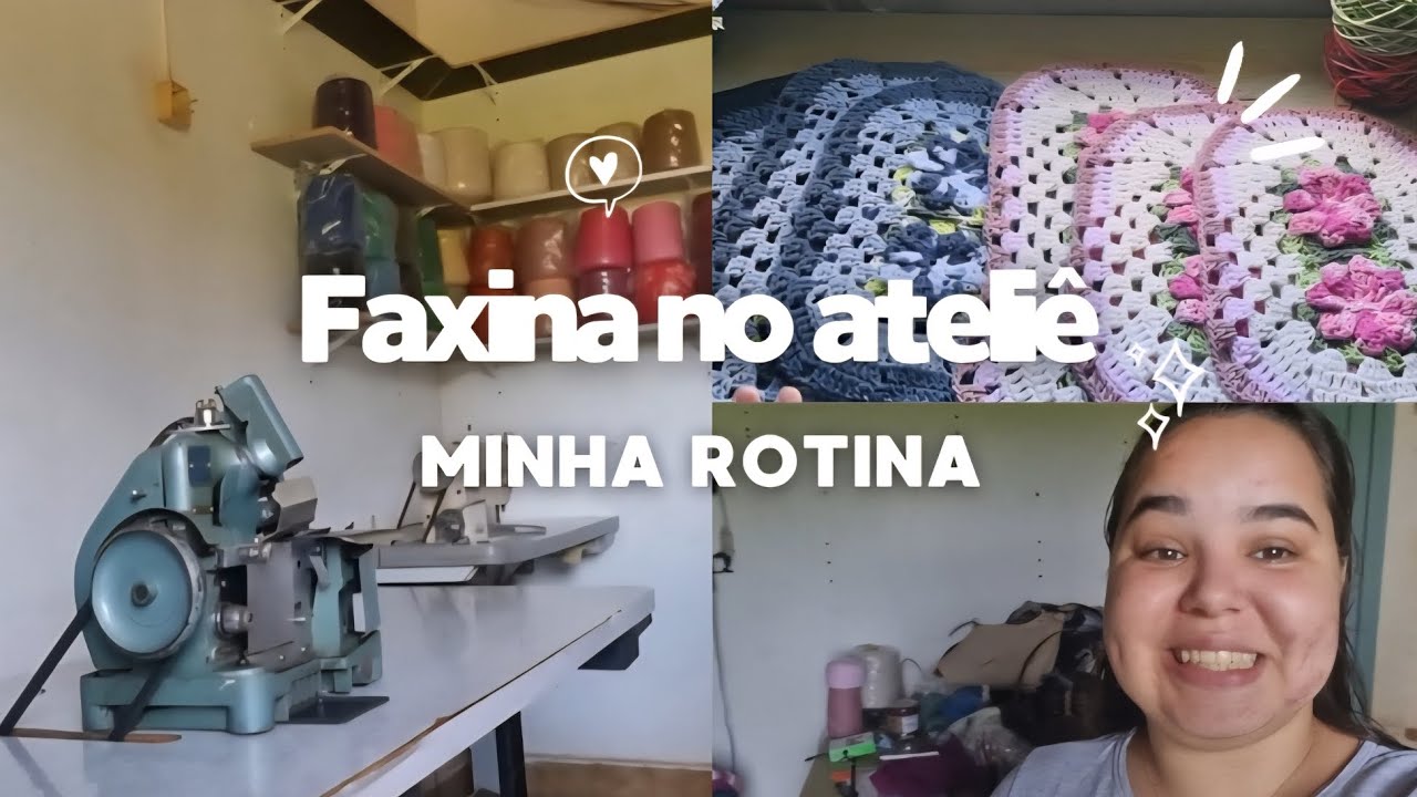 FAXINA PESADA NO ATELIÊ: Você não vai acreditar no ANTES e DEPOIS! 😱✨ #faxinanoateliê  #rotina