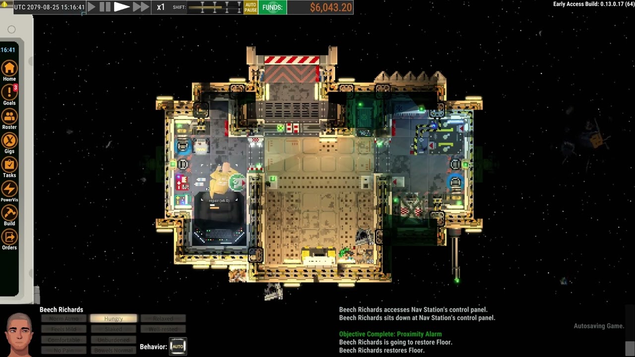 Ostranauts Complete Beginner's Guide - Episode 4 - Piloting, Navigation, and Docking (build .13)