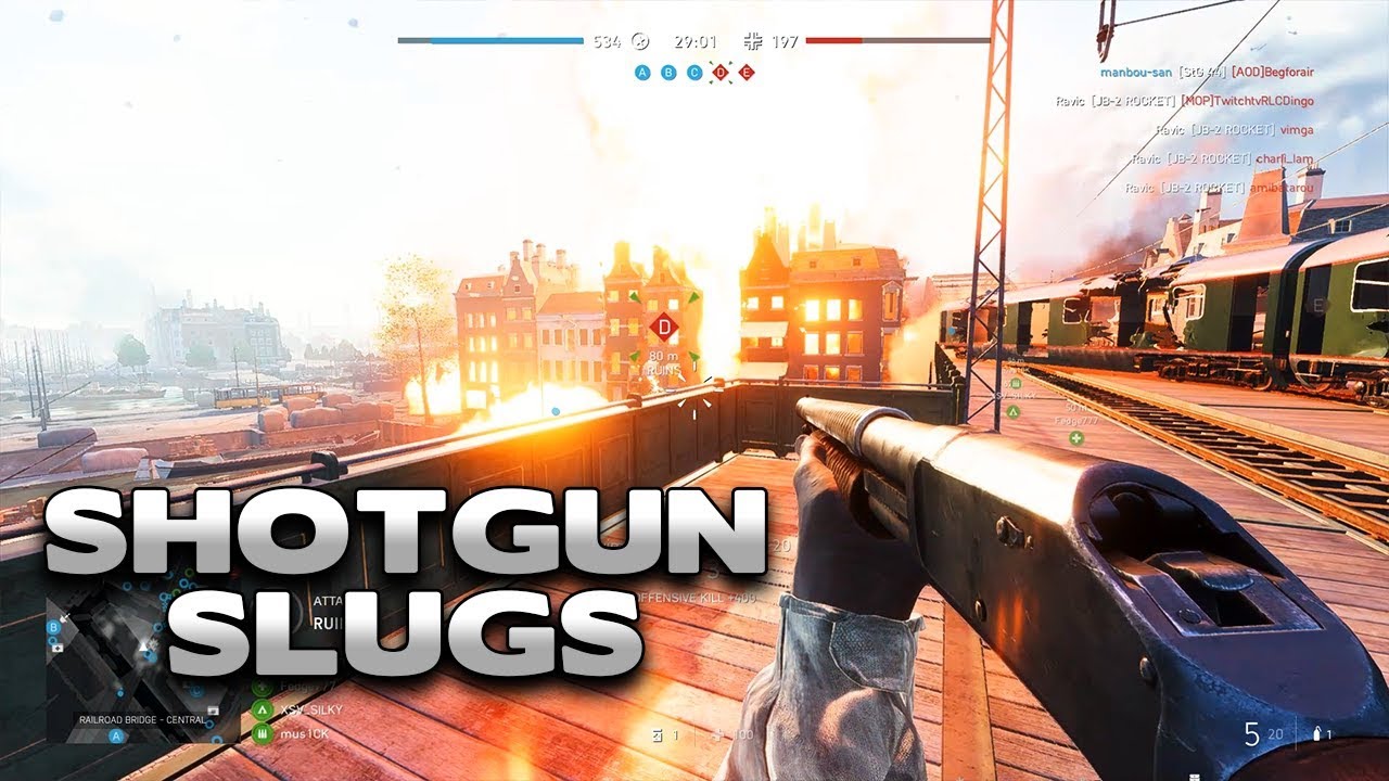 Battlefield 5 SHOTGUN SLUGS ( Pre-Patch )