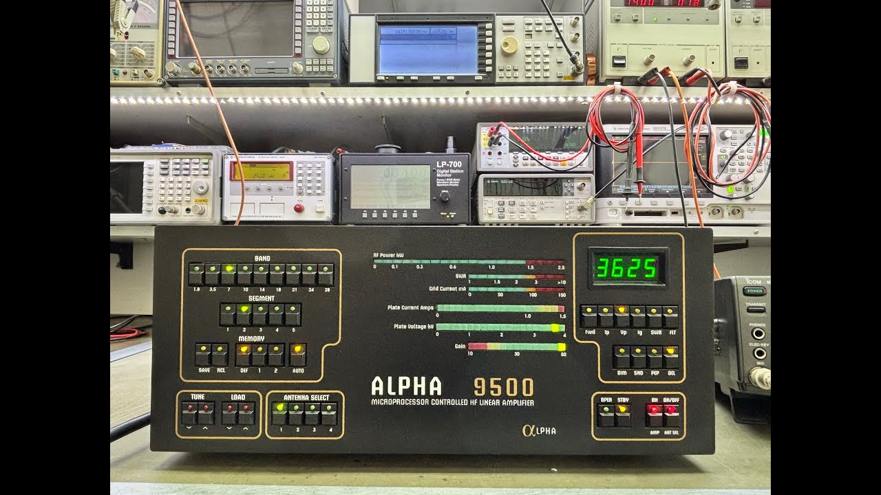 ALPHA TELECOM: AMPLIFICADOR LINEAR RF CONCEPTS ALPHA 9500 - PARTE 2