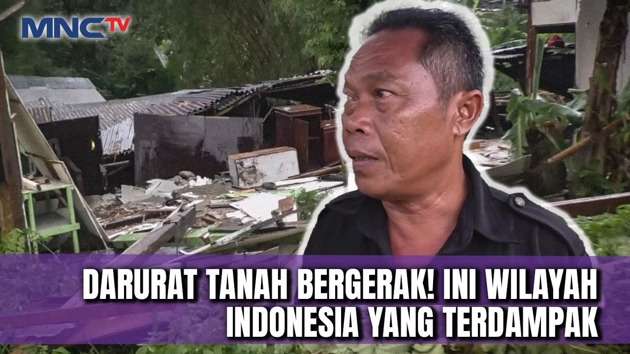 Darurat Tanah Bergerak! Ini Wilayah Indonesia yang Terdampak | iNews Terkini