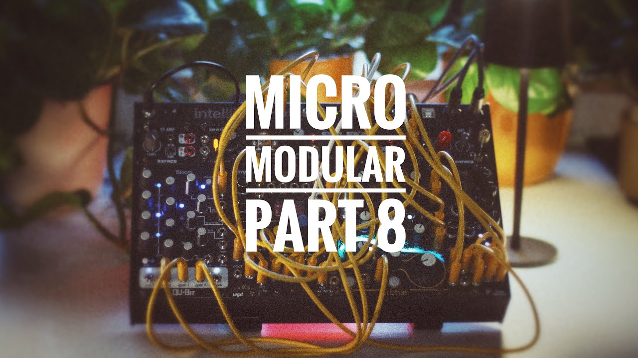 Micro Modular Series Part 8 / small Eurorack Modular Ambient case intellijel palette 4U