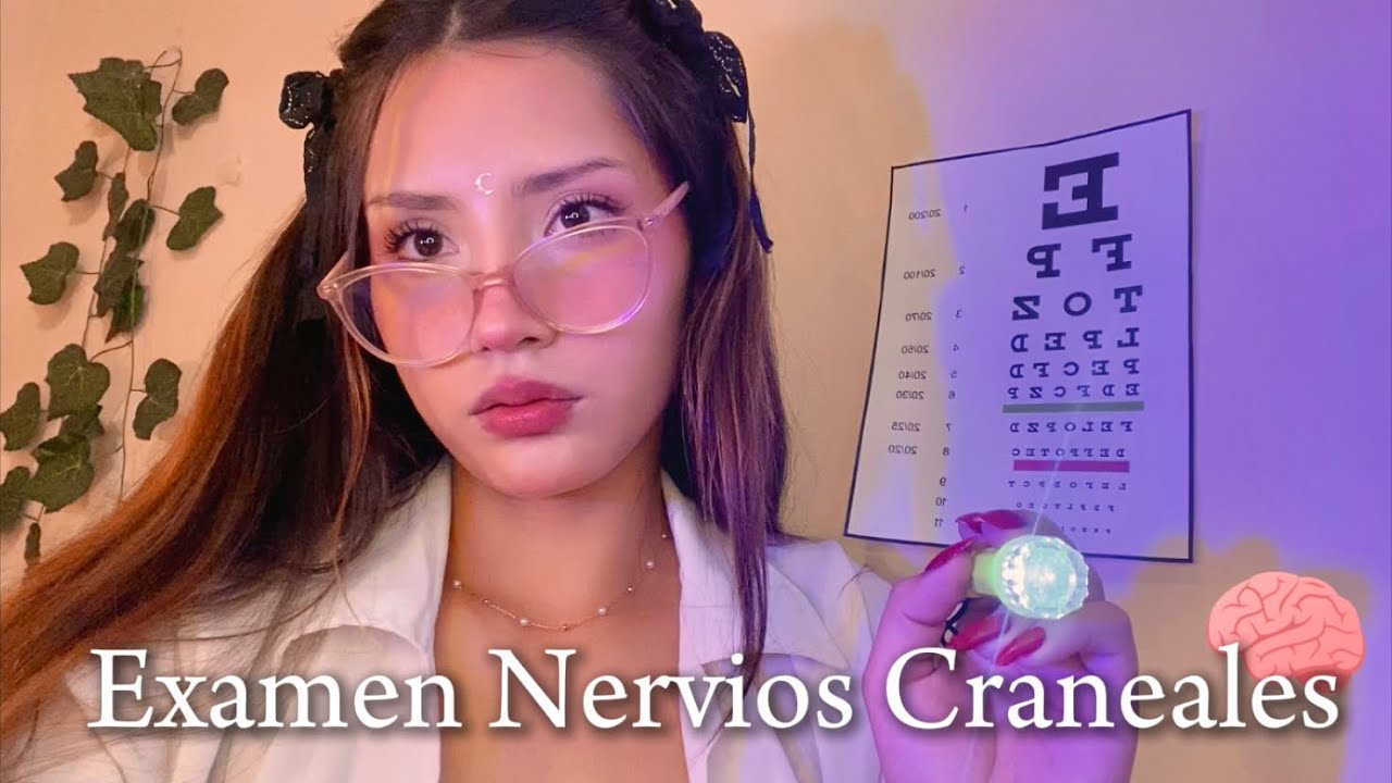 ASMR EXAMEN NERVIOS CRANEALES I RP DOCTORA TIMIDA | ASMR en ESPAÑOL I ASMR MEDICO 🧠