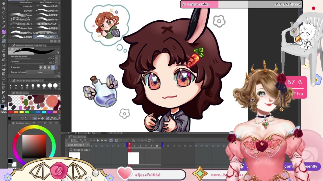 Commi work antes del break. | 🌹✨ ❗️redes  ❗️kofi  ❗️clip