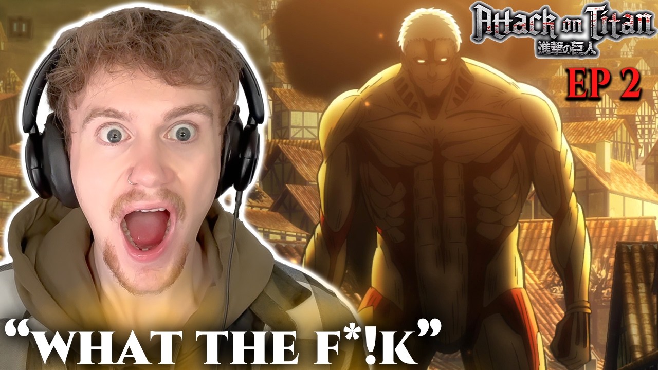 MY FIRST TIME WATCHING ANIME *Attack on Titan* Episode 2