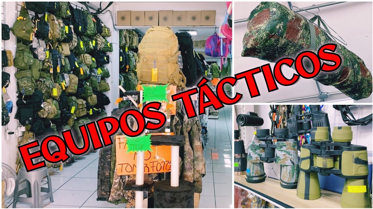 🤯DÓNDE COMPRAR EQUIPO TÁCTICO EN EL CENTRO CDMX?😱PRODUCTOS DE 