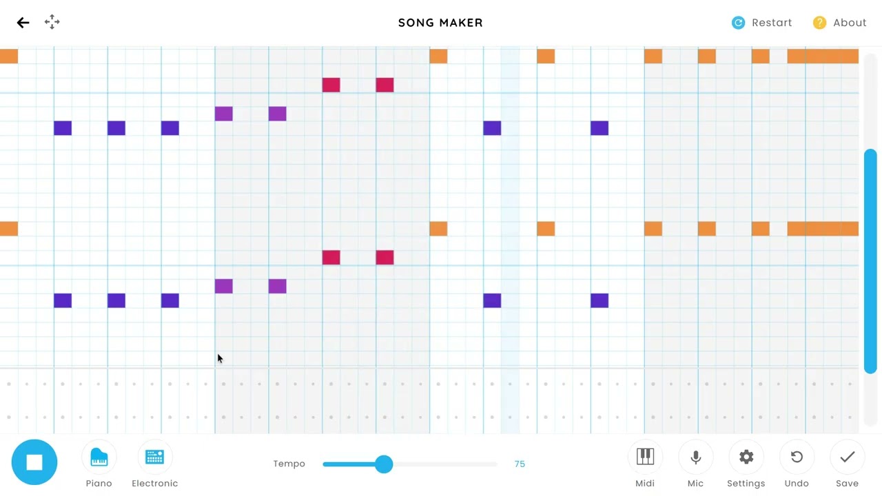 Funk Estranho in Chrome Music Lab