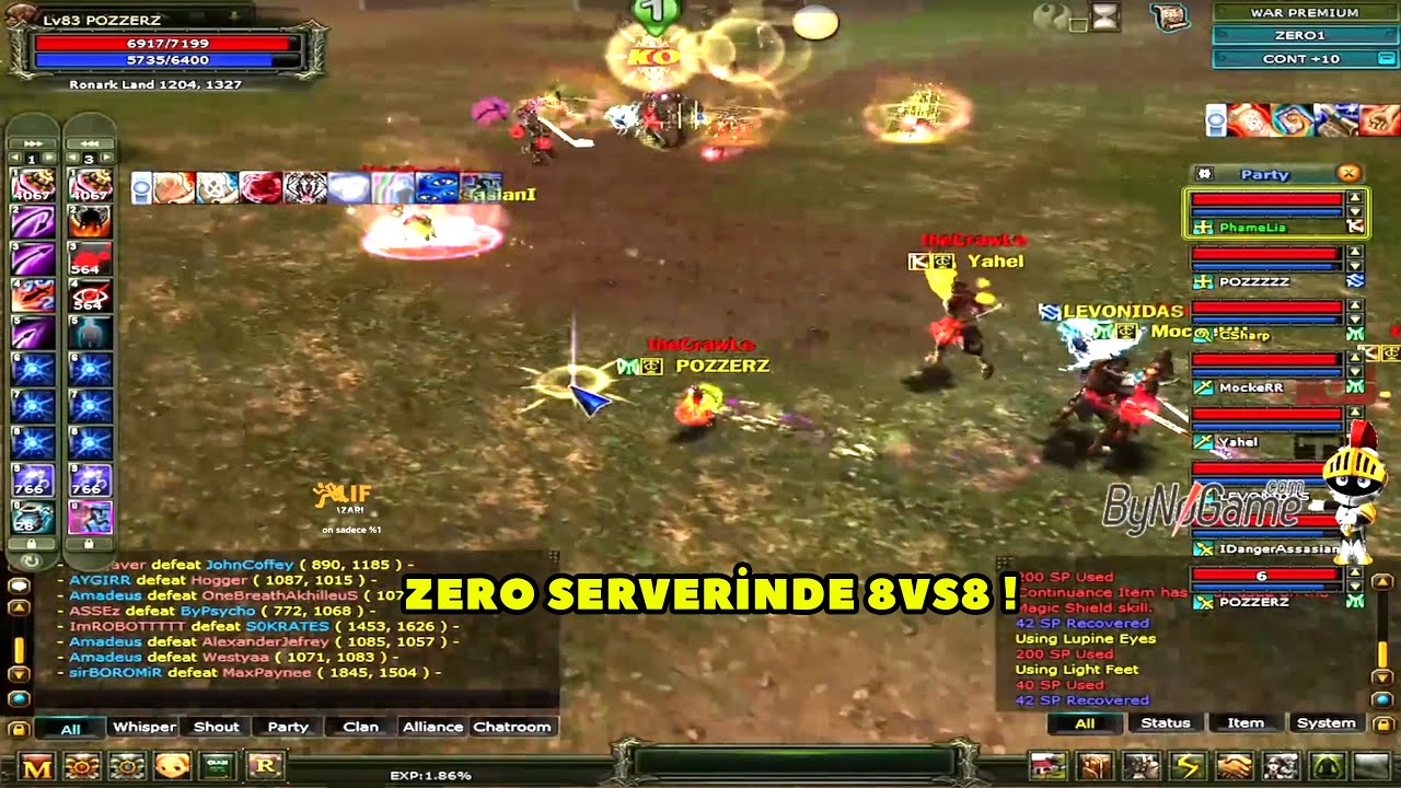 DostWeDusmaN - (Zero) theCrawLe Ekibi Czde 8VS8 Atıyor  ! Knight Online