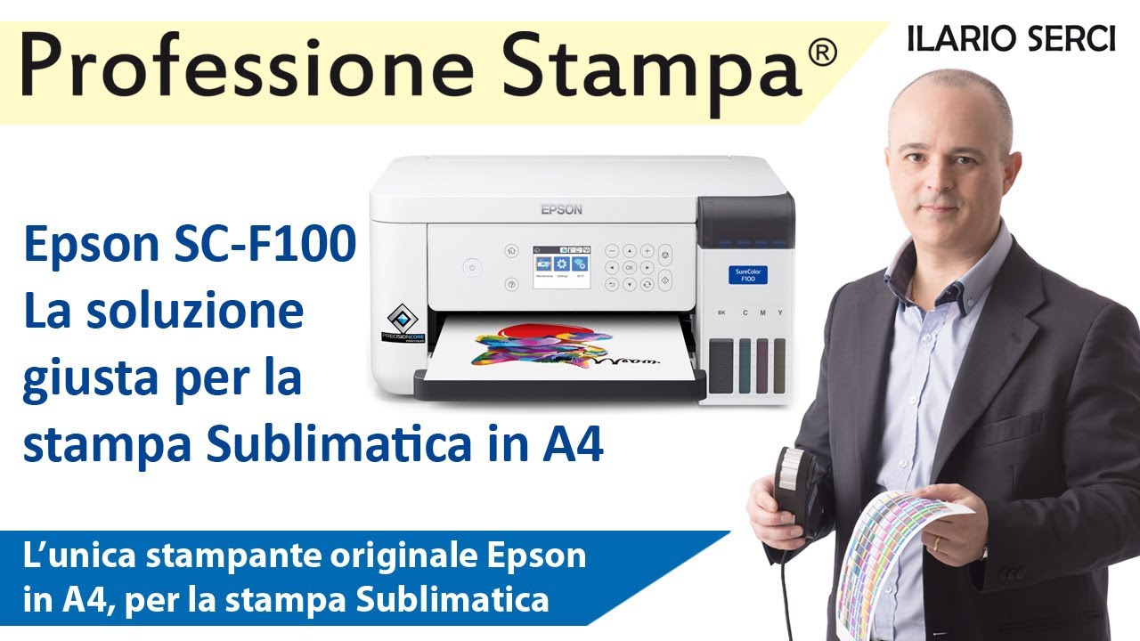 Epson SC-F100 la soluzione giusta per la stampa Sublimatica in A4