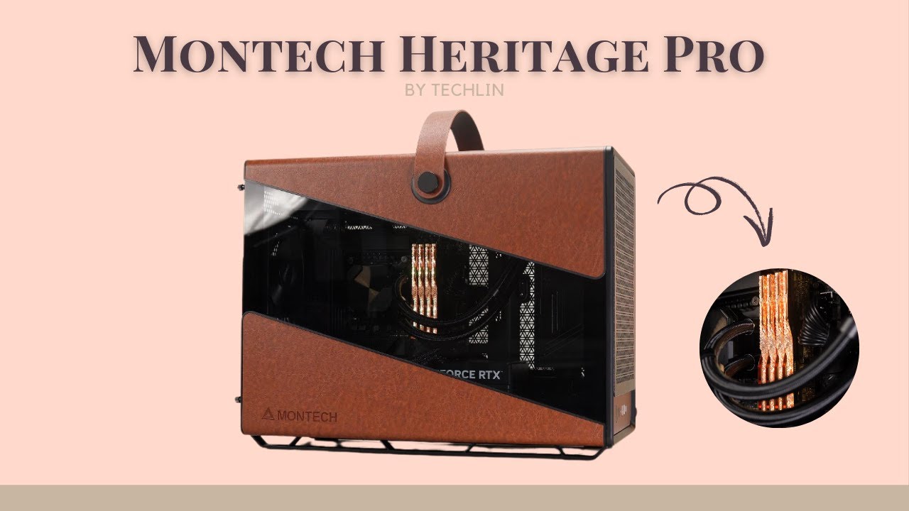 Собираем ПК в КОЖАНОМ корпусе!? Montech Heritage Pro