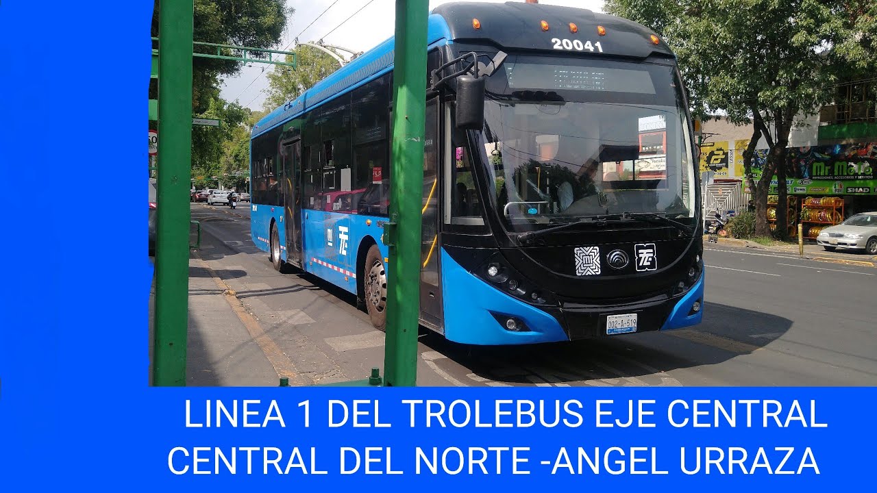 Linea 1 trolebus (central del norte - angel urraza)nueva iconografía
