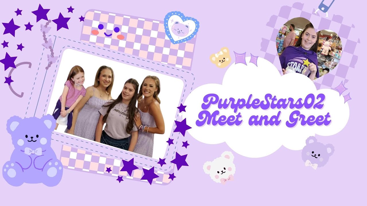 PURPLESTARS02 MEET & GREET! @HallieOnStage114 @PurpleStars02