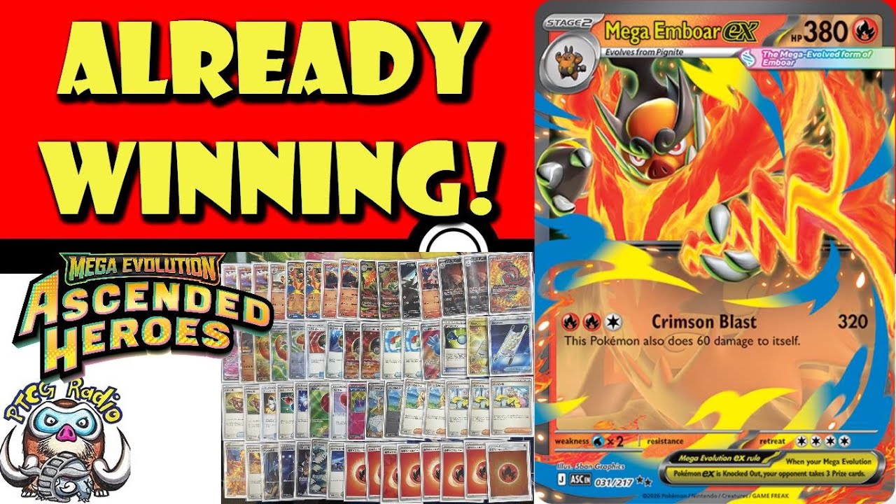 Mega Emboar ex УЖЕ побеждает в Pok&eacute;mon TCG! Победный список! Совершенно новая колода (Новости Pok...