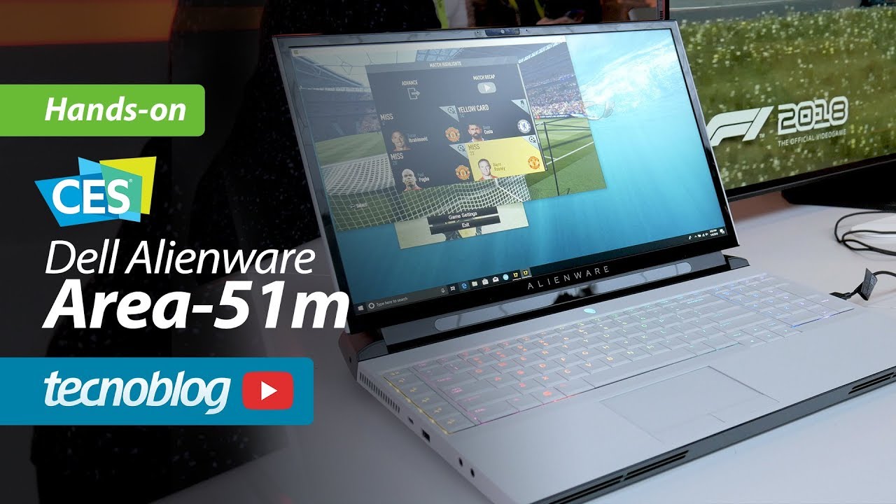 Dell Alienware Area 51m é notebook com i9, RTX 2080 e 64 GB de RAM!