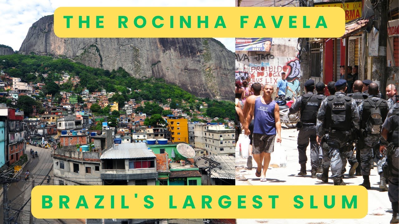 Brazil's Largest Favela, Rocinha. A Tour and History of The Slum!