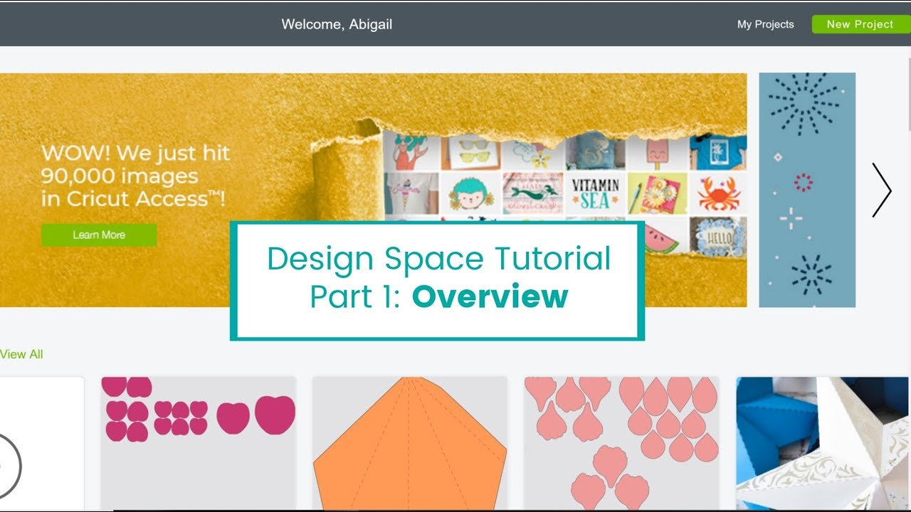 Cricut Design Space Help for Beginners: Part 1 - Tutorial of Design Space