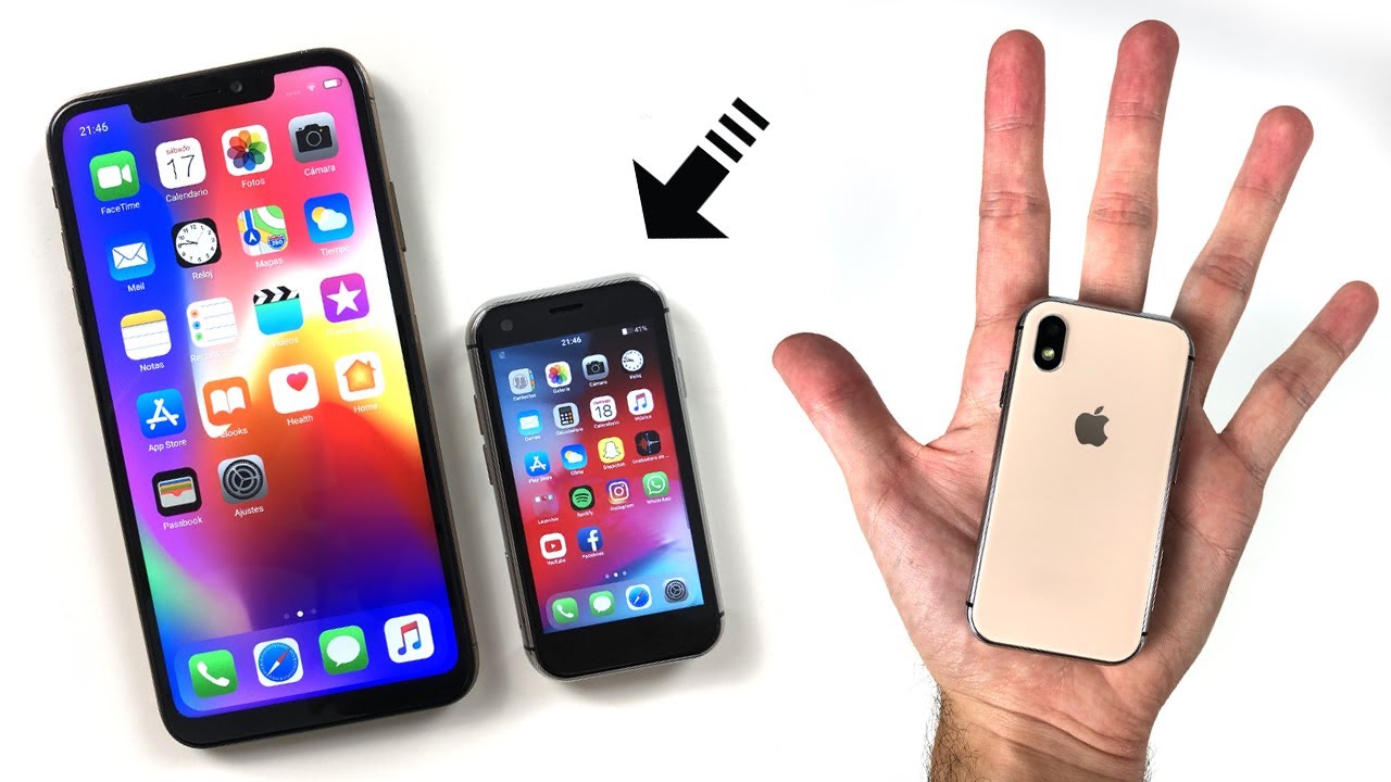 El iPhone MÁS PEQUEÑO del MUNDO 📱
