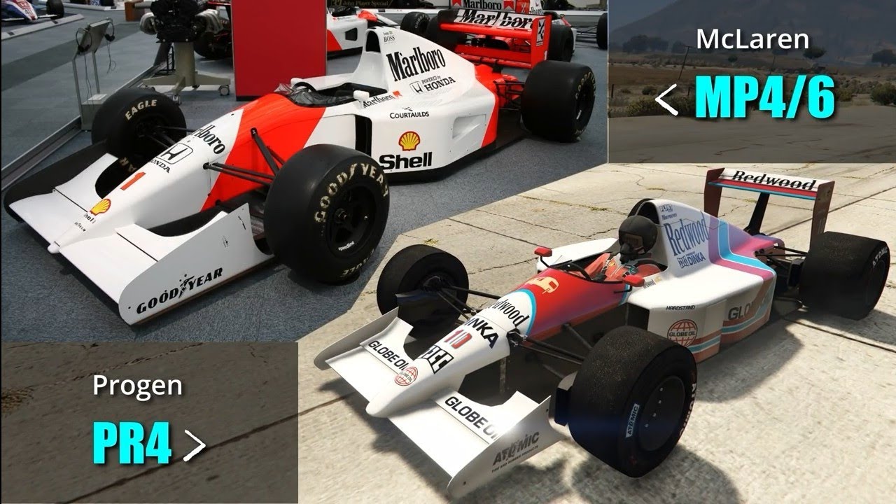 GTA 5 Progen PR4 Customization | GTA F1 Car | McLaren MP4/6