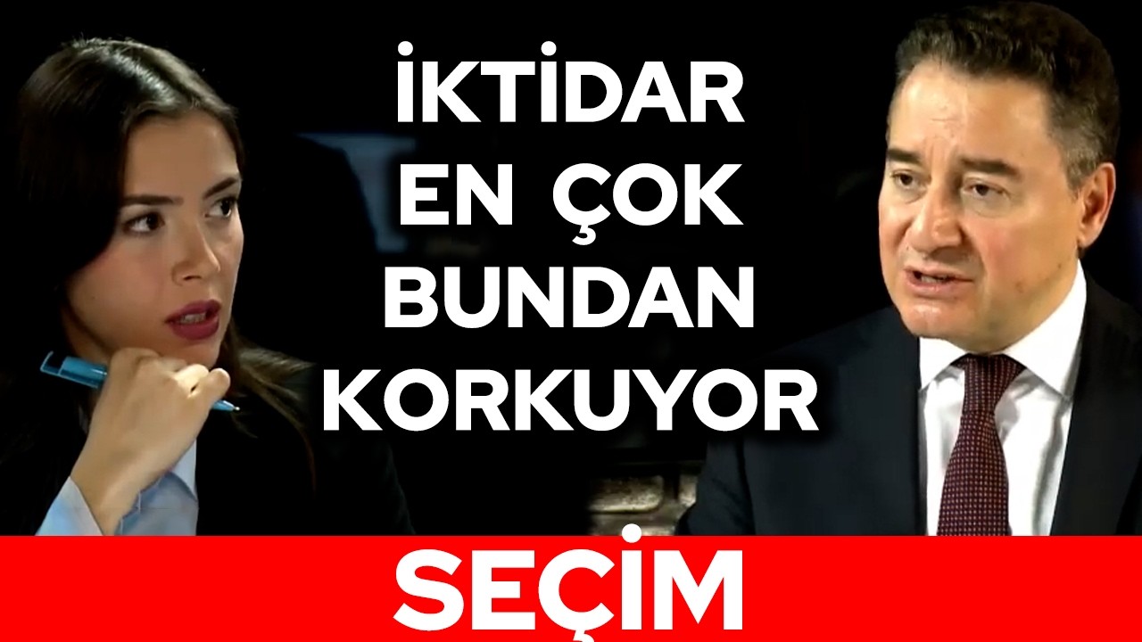 Ali Babacan iktidarın en büyük korkusunu anlattı. İttifak ve seçim planlarını açıkladı
