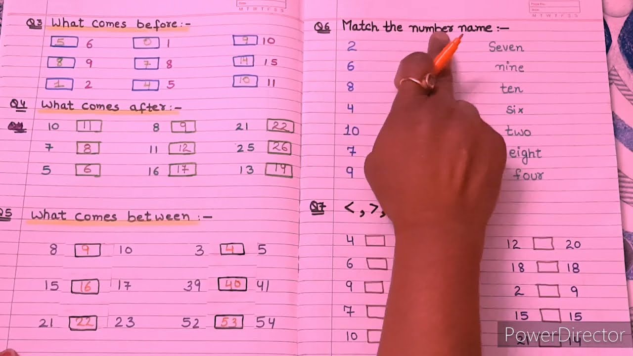 LKG Maths Worksheet// Junior KG Annual Exam Preparation Questions CBSE//ICSE @kidslearningfun2013