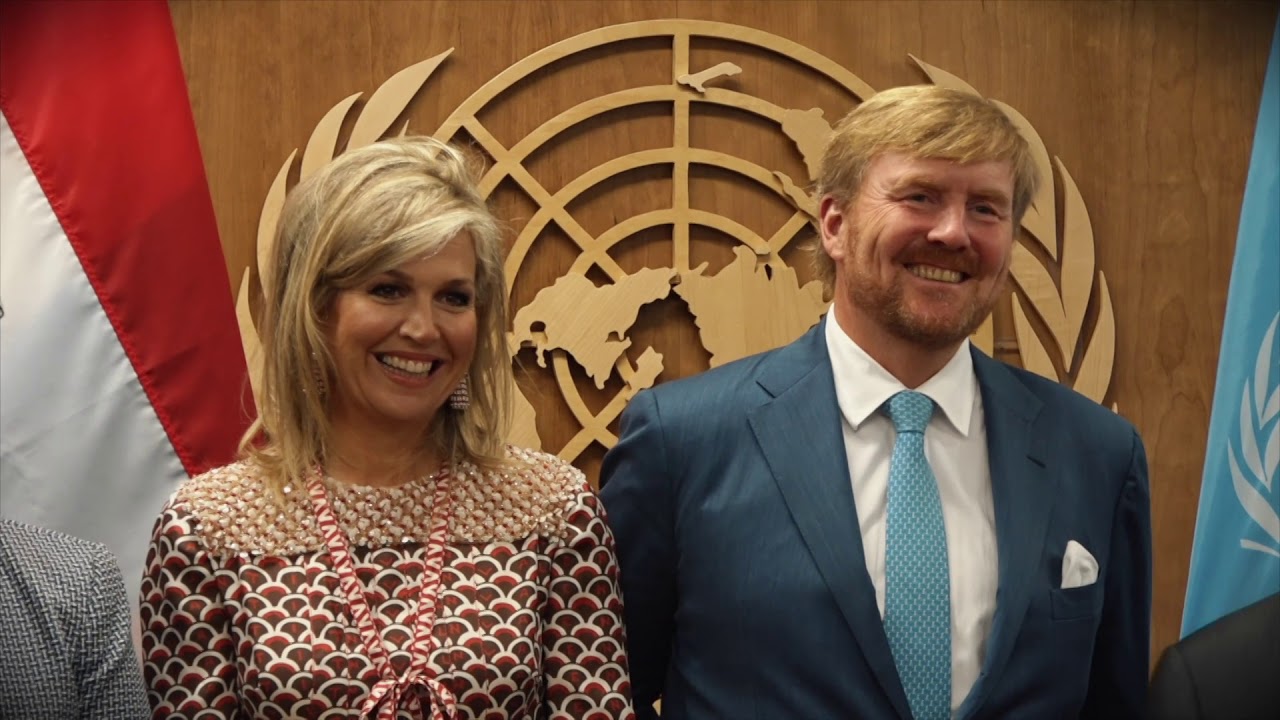 Willem-Alexander en Máxima bij de Verenigde Naties (dag 1)