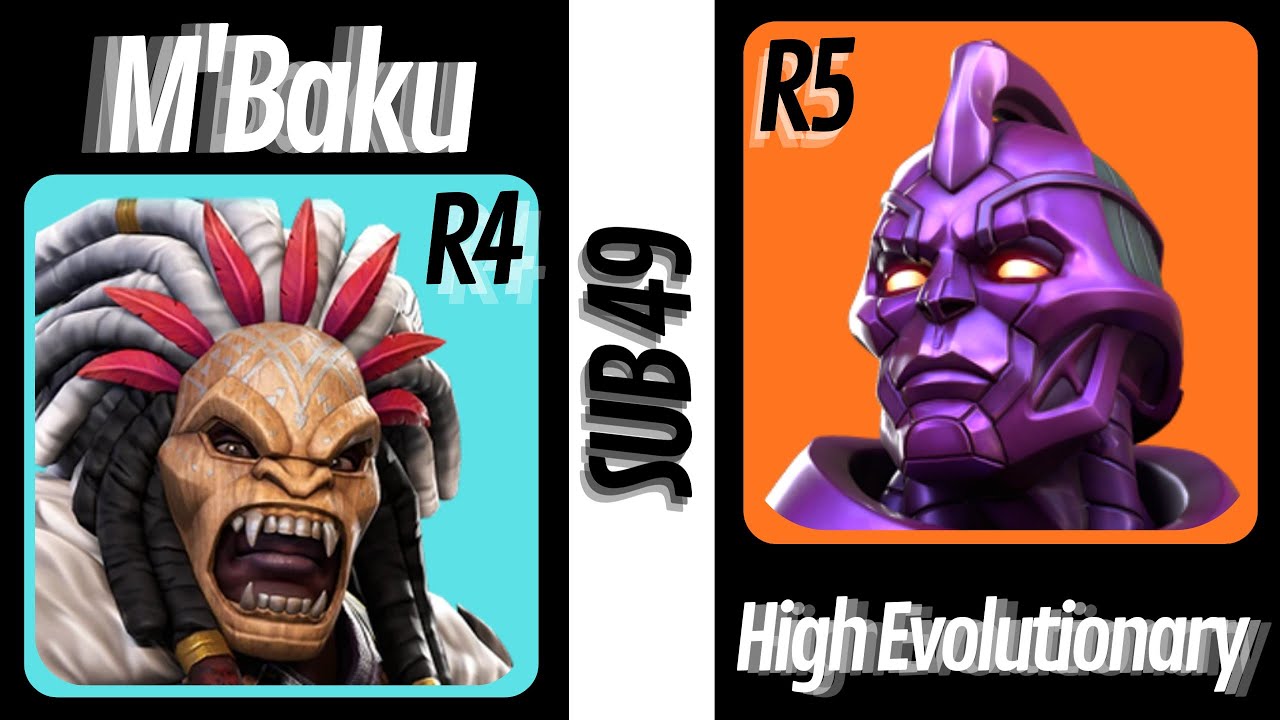 MCOC AW • M'Baku vs High Evolutionary • Node 49