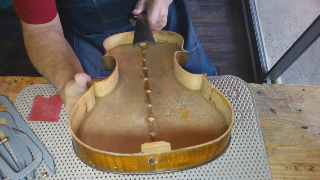 Primera reparación de violin del año 2020 video#20