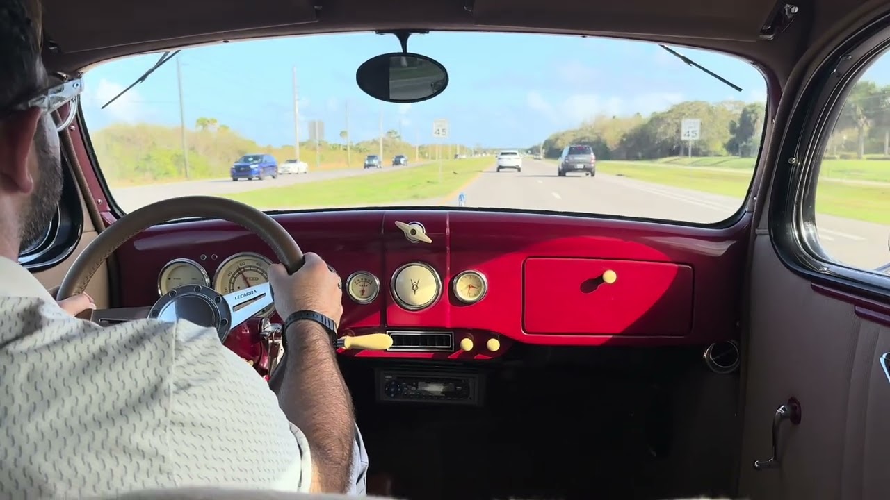 1936 ford model 68 Fordor sedan drive video