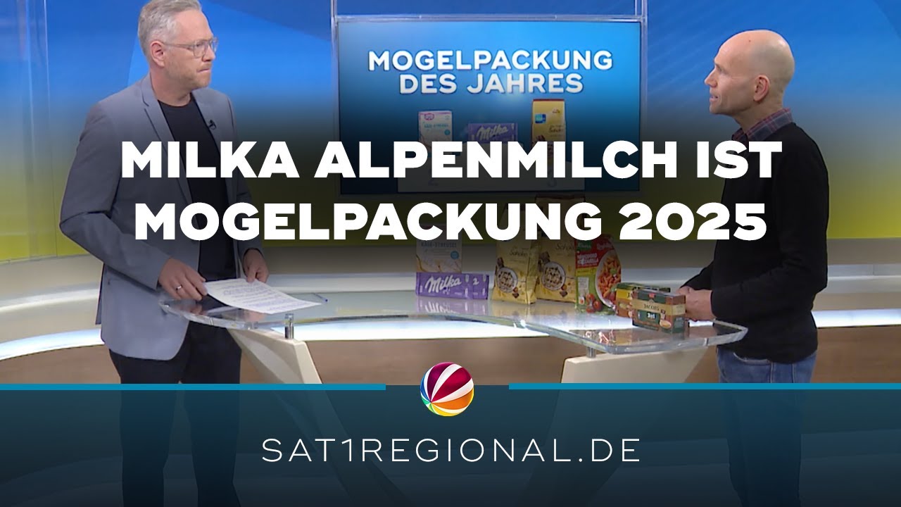 Milka Alpenmilch Schokolade ist „Mogelpackung des Jahres 2025“